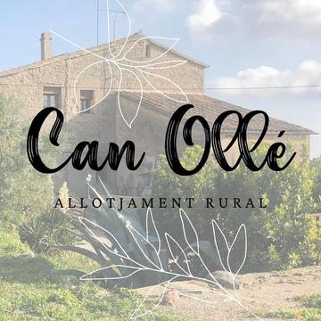 Casa rural para 16 personas, con vistas además de terraza y piscina en Rubió 
