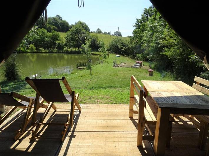 Gîte pour 6 personnes, avec vue ainsi que jardin et vue sur le lac, animaux acceptés à La Flocellière - 3