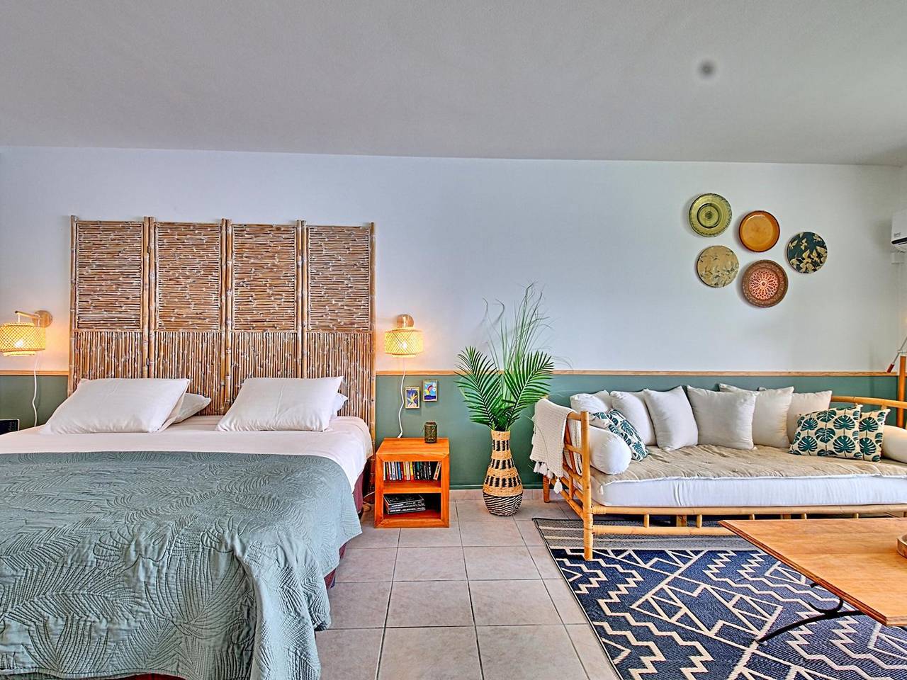 Studio entier, Studio Bambou à deux pas de la plage d'Orient Bay in Saint Martin