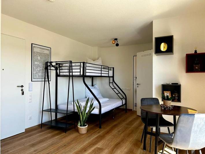 Ferienwohnung für 2 Personen, mit Balkon und Terrasse sowie Ausblick in Kißlegg