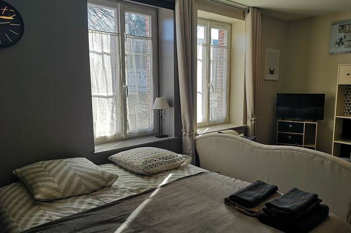Studio \"Le Haut des falaises\" in Criquebeuf-en-Caux, Région du Havre