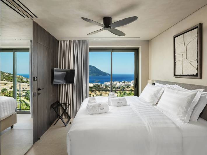 Location de vacances pour 4 personnes, avec terrasse et vue sur l’océan dans Karpathos - 3