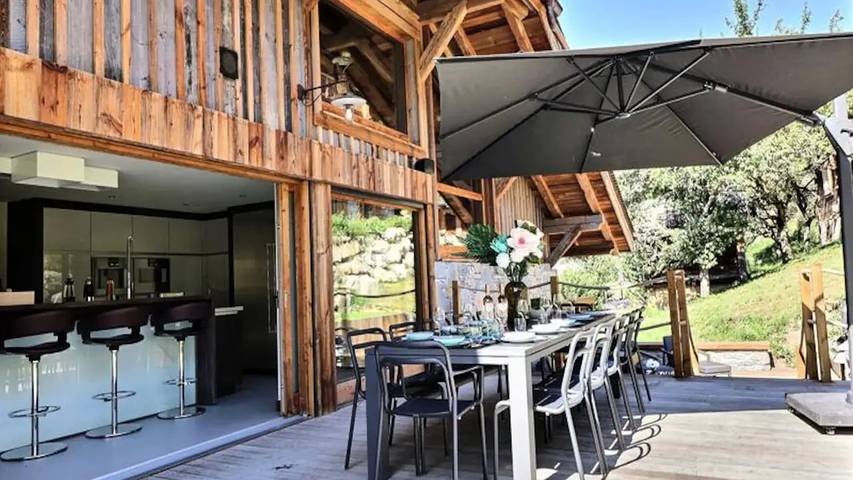 Chalet pour 13 personnes, avec jardin ainsi que piscine et sauna à Montriond - 3