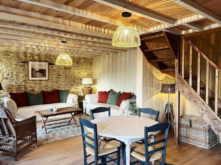 Maison de vacances pour 5 personnes, avec Terrasse ainsi que Jardin et Vue