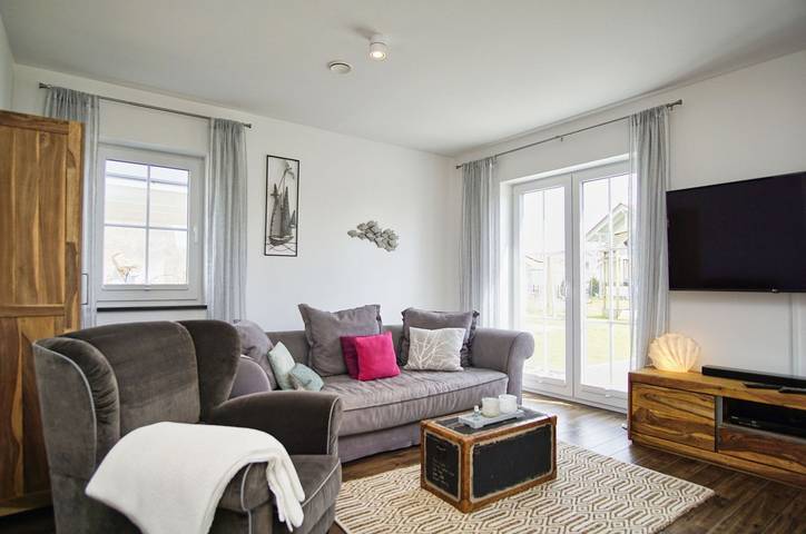 Ferienhaus für 4 Personen, mit Terrasse und Garten sowie Sauna und Ausblick in Vaschvitz - 2