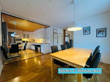 Maison d’hôte pour 2 personnes, avec jardin et vue à Kiruna