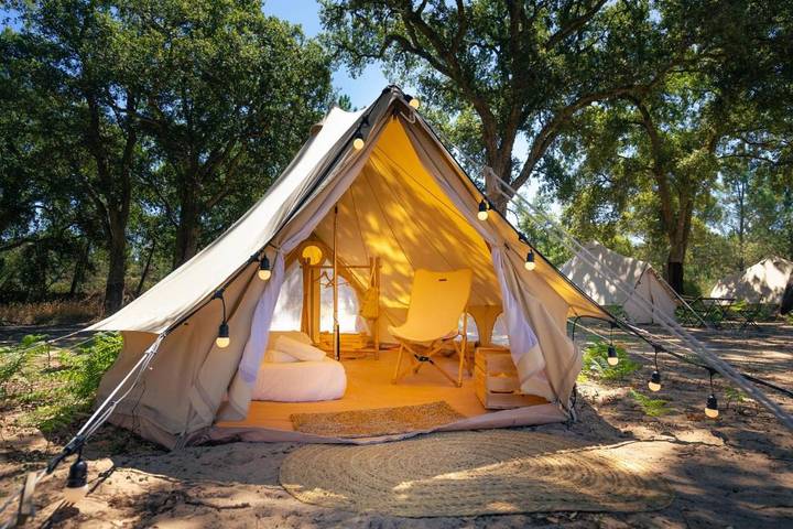 Camping für 2 Personen, mit Terrasse und Garten sowie Pool an der Costa de la Luz - 2