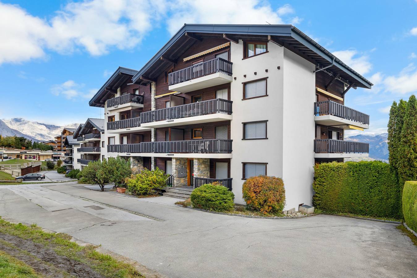 Ganzes Studio, Violettes 07 - 2 pers - piscine in Nendaz, Walliser Alpen