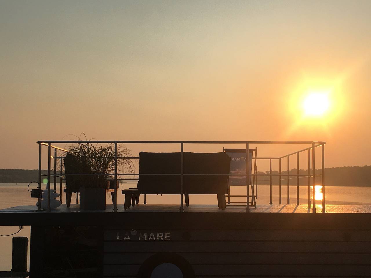 Entspannen auf dem hausboot "hafenprinz" in Travemünde, Lübeck