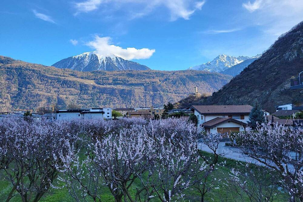 Apartamento entero, Vue Exceptionnelle, bcp de Charme, Situation Idéale, Magnifique Moderne et Neuf in Martigny (Valais), Macizo del Mont Blanc
