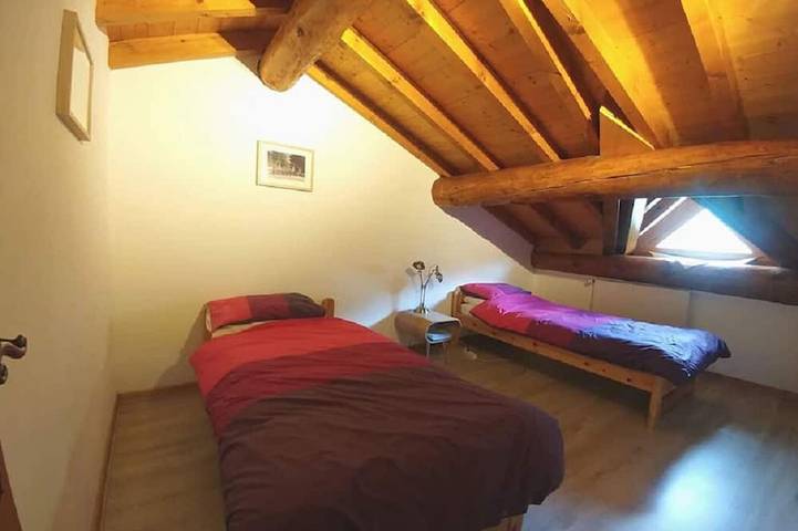 Ganze Wohnung, Grange Bernard 1 -  Large apartment in chalet with spectacular mountain views. in Valmeinier, Region Saint-Jean-de-Maurienne