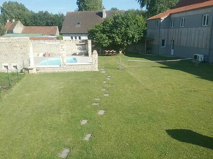 Maison de vacances pour 16 personnes, avec Terrasse et Jardin ainsi que Piscine et Sauna