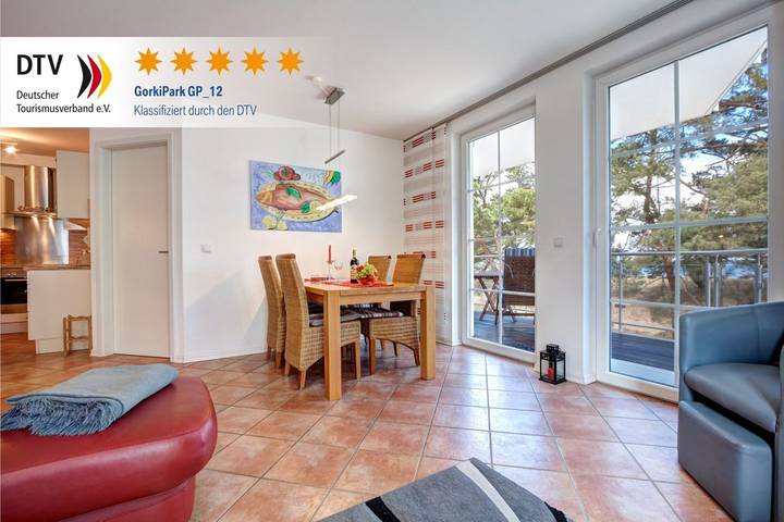 Ferienwohnung für 4 Personen, mit Balkon und Sauna auf Usedom