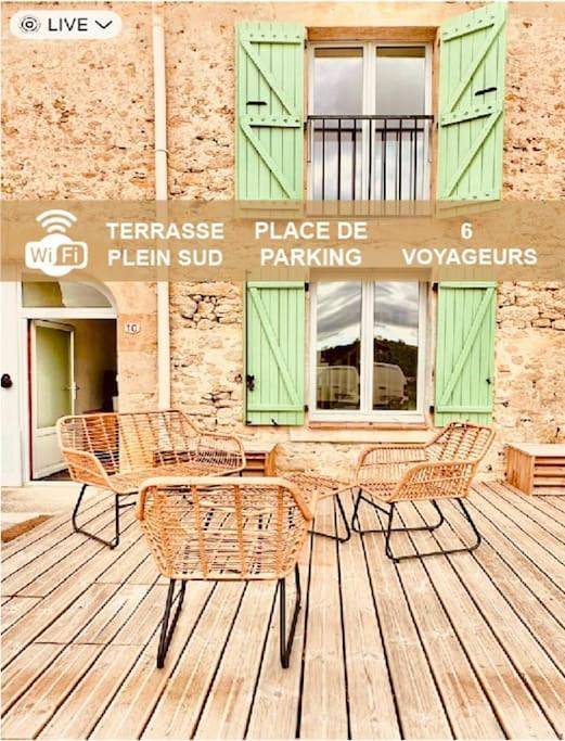 Gîte pour 6 personnes, avec Terrasse et Vue à Avignonet-Lauragais
