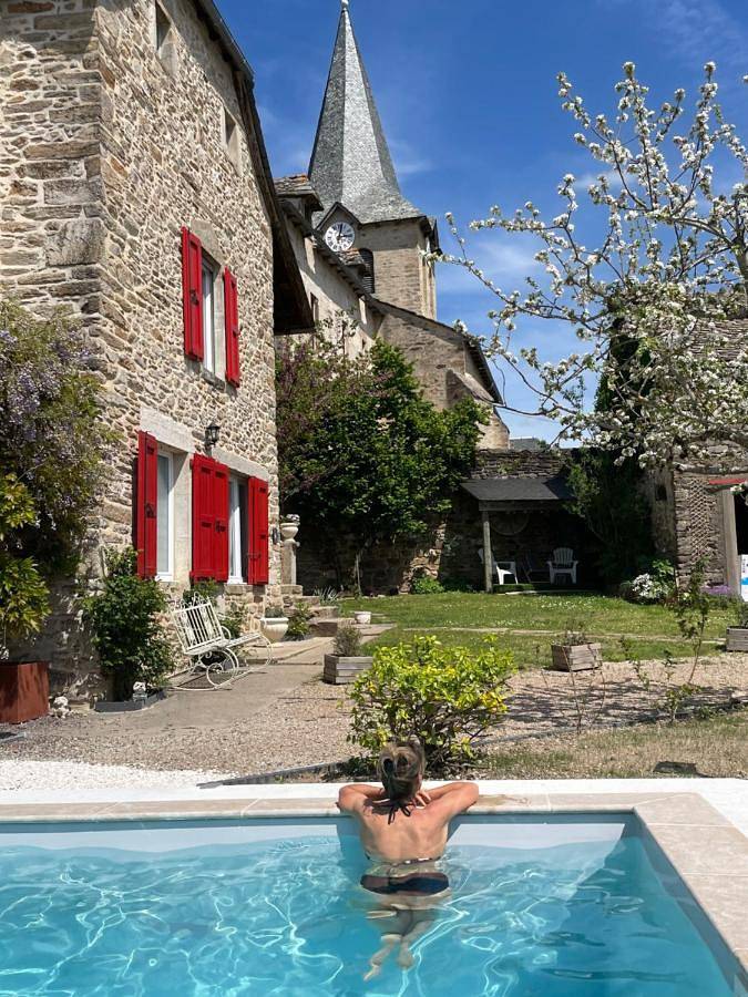 Double Room with Pool View in Sauveterre-de-Rouergue, Aveyron