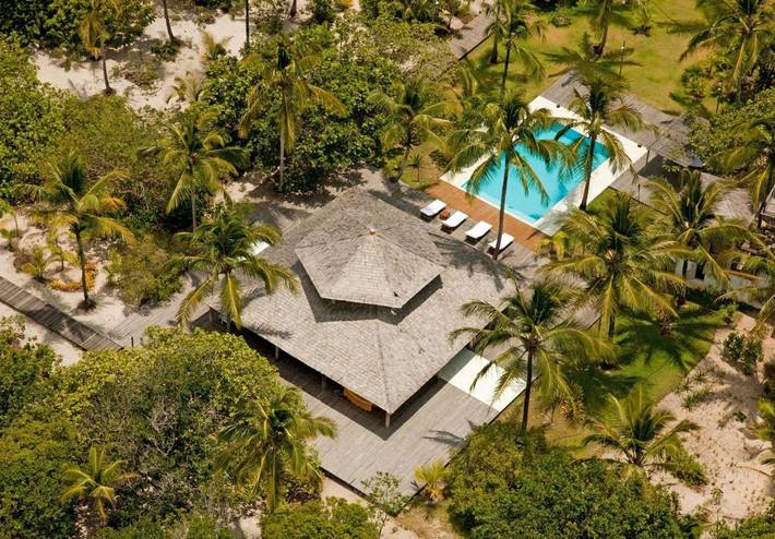 Pousadas para 5 pessoas, com vista e piscina e ainda jardim em Cumuruxatiba