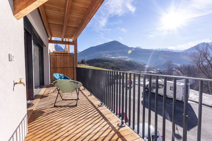 Appartement de vacances pour 6 personnes, avec Balcon à Embrun