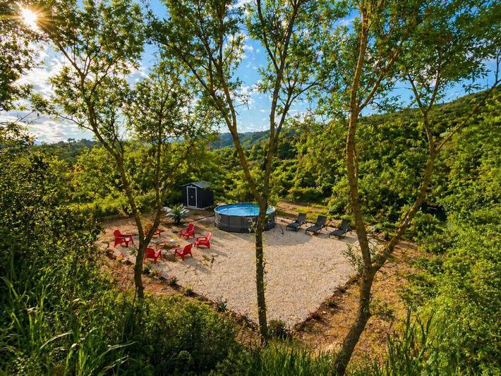 Location de vacances pour 10 personnes, avec jardin ainsi que piscine et vue, adapté aux familles à Taurize - 2
