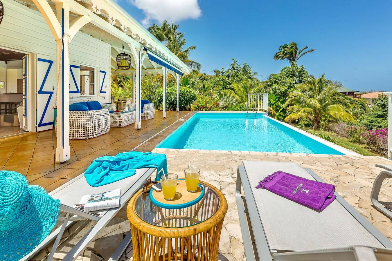 Villa Thera, piscine, vue mer, Le Vauclin in Le Vauclin, Martinique