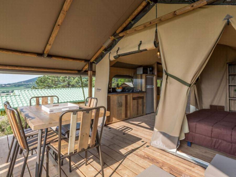 Camping l'Océan - Lodge 4 personnes - Cocoon 2 chambres 23m² in Saint-Jean-de-Monts, Vendée
