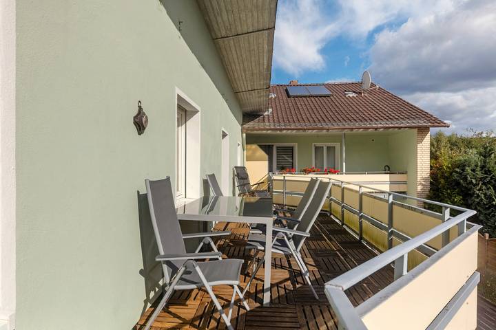 Ferienwohnung für 7 Personen, mit Balkon und Sauna in Bad Wildungen