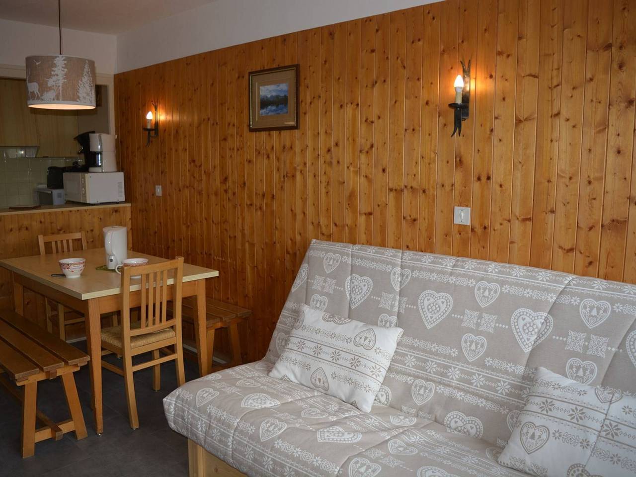 Apartamento entero, Estudio 4 pers, Le Grand-Bornand, cerca de centro y pistas in Chinaillon, Le Grand-Bornand
