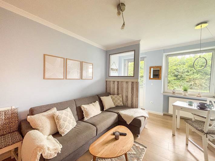 Ferienwohnung für 3 Personen, mit Terrasse und Sauna in Sahlenburg