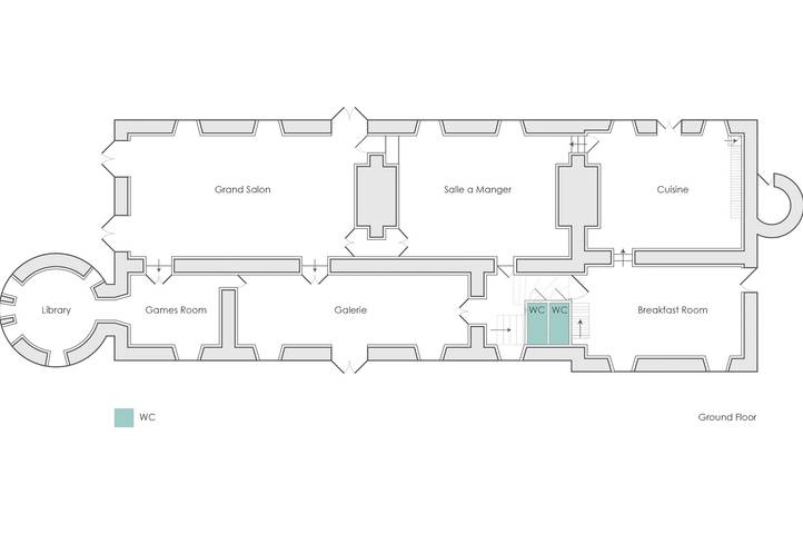 Château pour 18 personnes, avec jardin et terrasse dans la Manche - 2