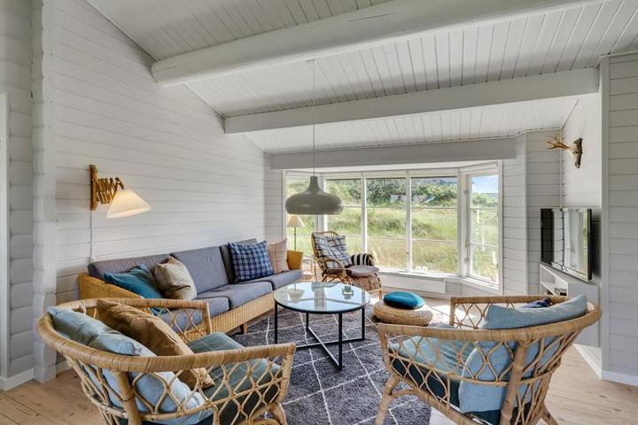 Ferienhaus mit Meerblick für 6 Personen, mit Balkon/Terrasse in Vejers Strand - 2