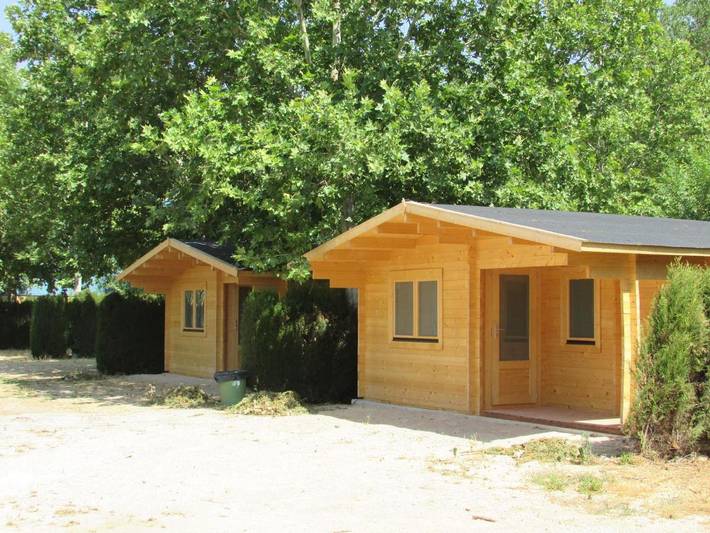 Camping für 4 Personen, mit Terrasse und Garten sowie Pool in Kastilien-La Mancha
