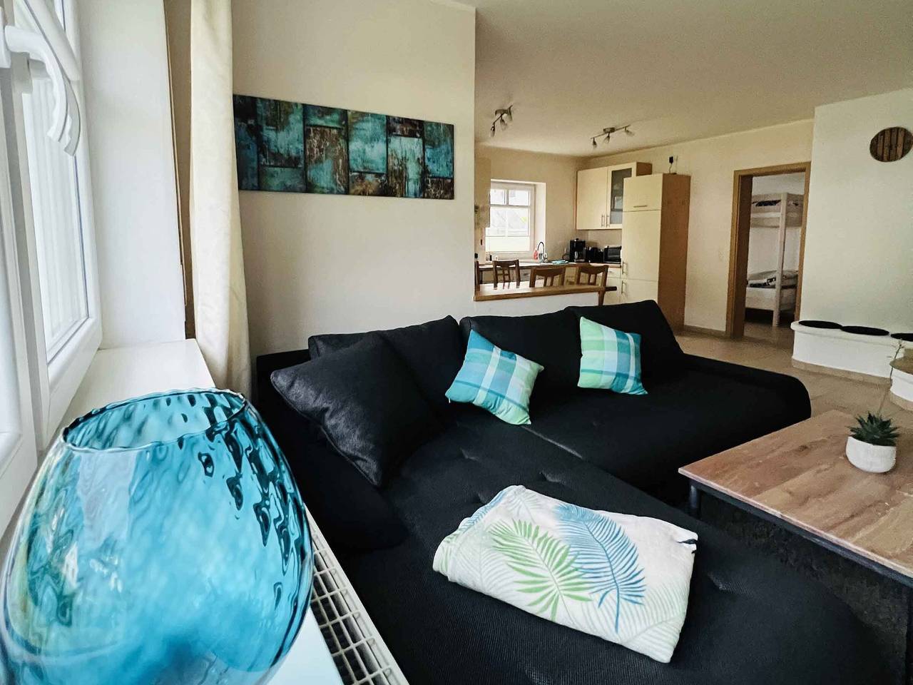 Appartement entier, Appartement "Am Kamp" avec vue sur les montagnes, terrasse privée et Wi-Fi in Lenne (Schmallenberg), Schmallenberg