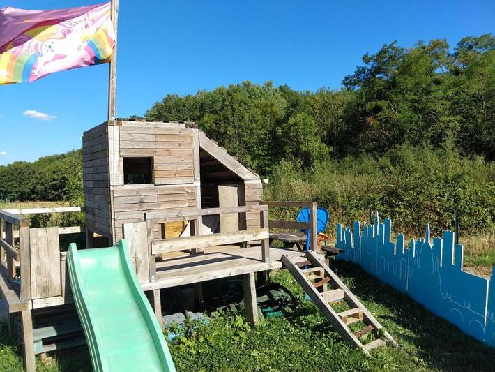 Appartement de vacances pour 2 personnes, avec Terrasse ainsi que Jardin et Vue