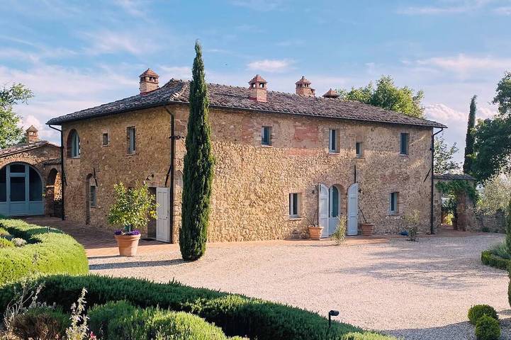 Villa für 8 Personen, mit Garten in Pienza