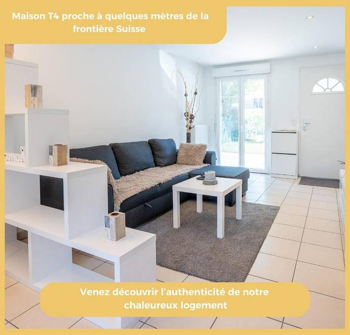 Location de vacances pour 6 personnes, avec Terrasse et Jardin à Étrembières