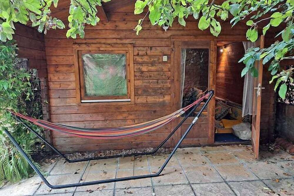 Pilgrims of the Goddess - Cabin in Glastonbury, Somerset