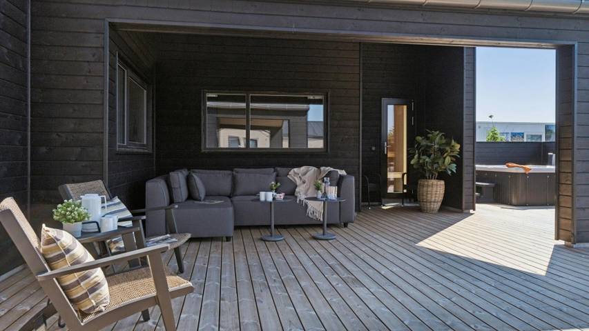 Ferienhaus für 18 Personen, mit Sauna, mit Haustier in Aalbæk