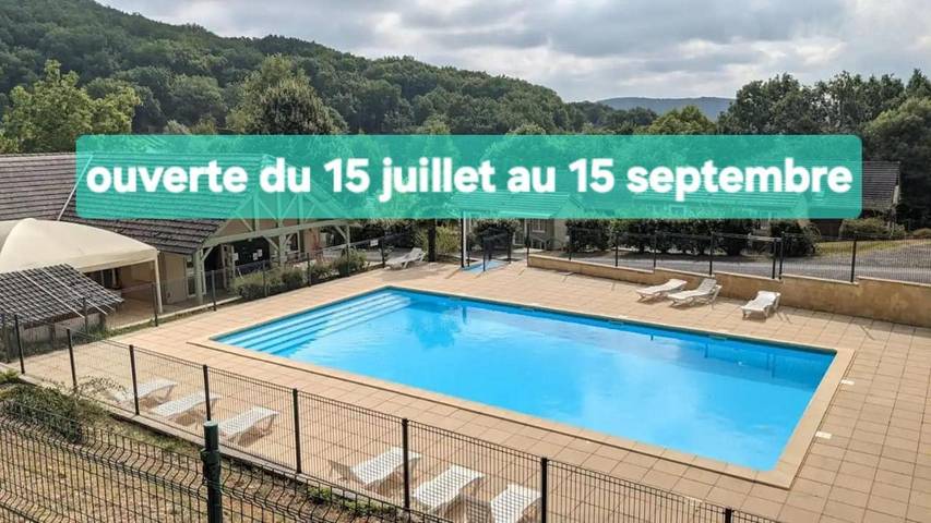 Gîte pour 6 personnes, avec jardin et piscine, animaux acceptés dans Lac du Causse - 2