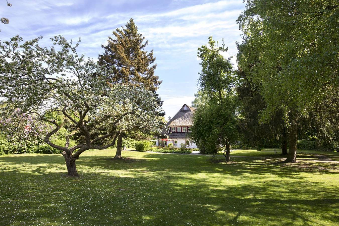 Ehemaliges Kutscherhaus mit fantastischem Garten für große Gruppen und Familien in Manhagen, Ostholstein