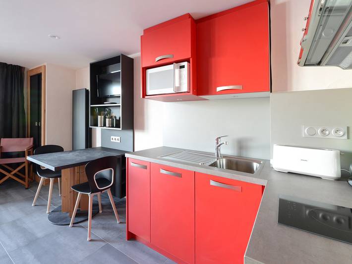 Studio entier, Studio rénové 2 pers, retour ski, animaux, parking in Bellentre, La Plagne-Tarentaise