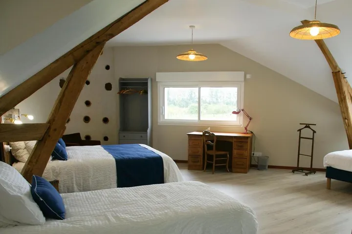 Chambre d’hôte pour 4 personnes, avec terrasse ainsi que vue et jardin - 1