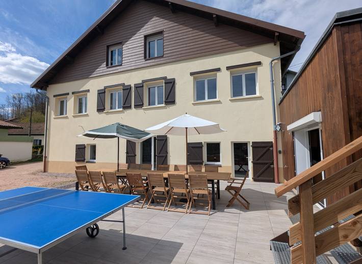Gîte pour 15 personnes, avec balcon