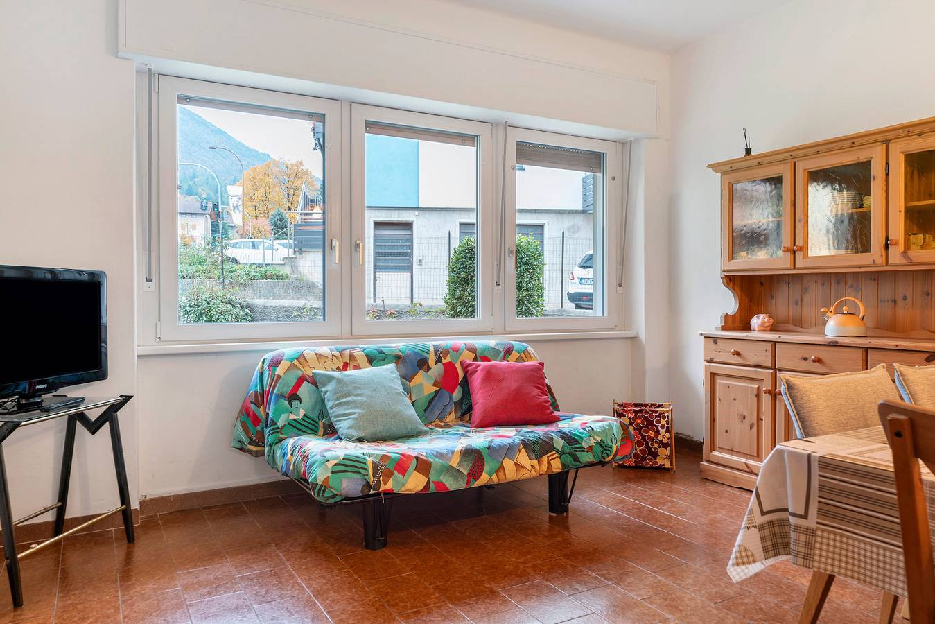 Ganze Wohnung, Apartment 'Spormaggiore' mit Bergblick und Gemeinschaftsgarten in Spormaggiore, Brentagruppe