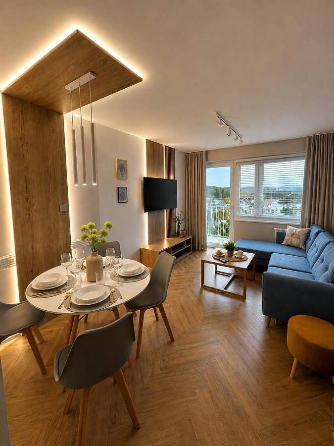 Ferienwohnung für 6 Personen, mit Balkon und Ausblick