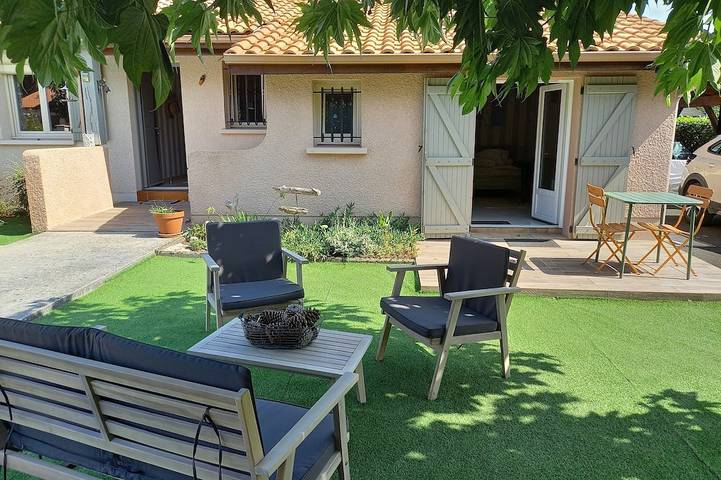 Chambre d’hôte pour 2 personnes, avec terrasse et jardin au Bassin d'Arcachon
