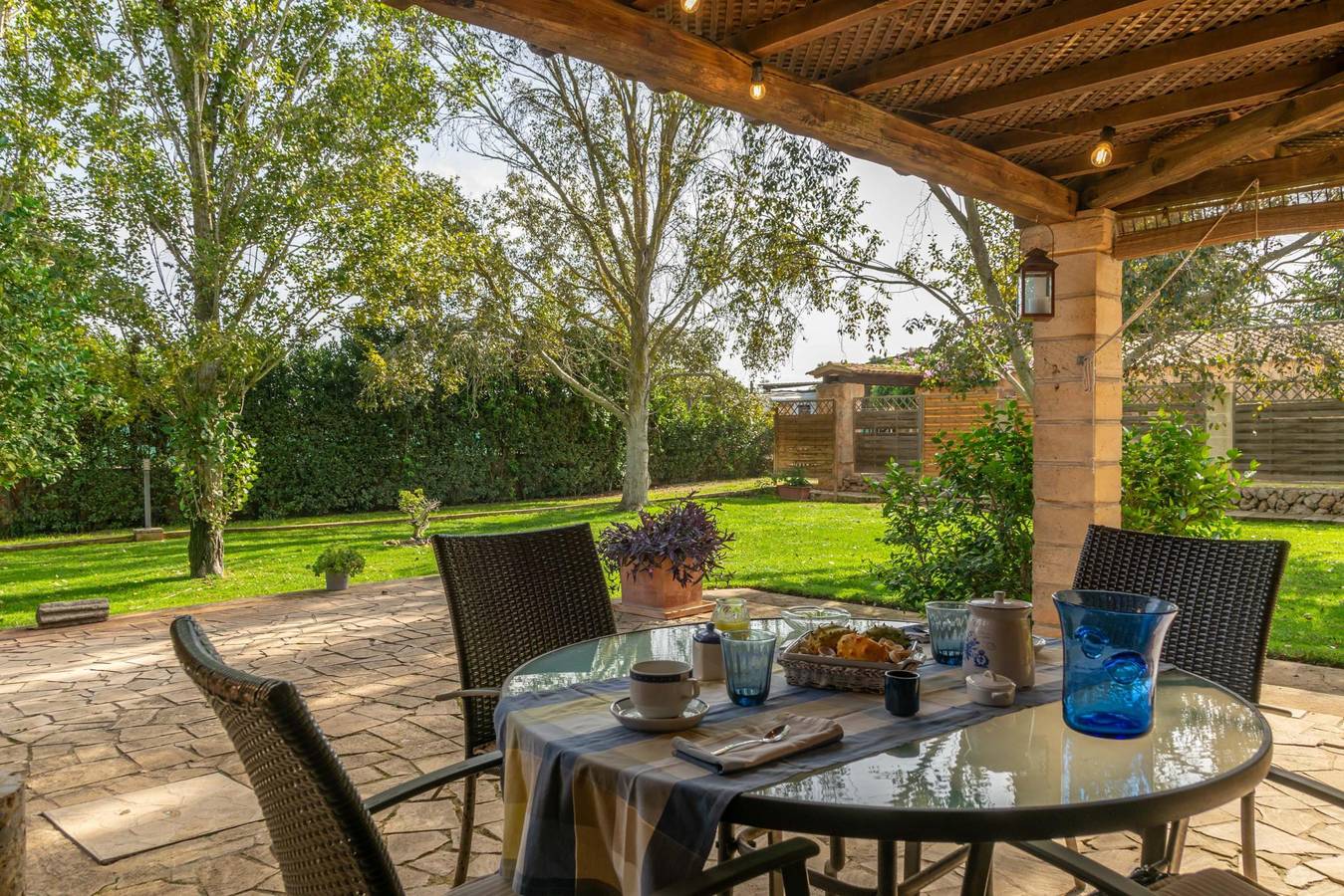 Ses Tendes - Villa mit privatem Pool und schönem Garten. Wlan ist gratis in Algaida, Mallorca Inselmitte