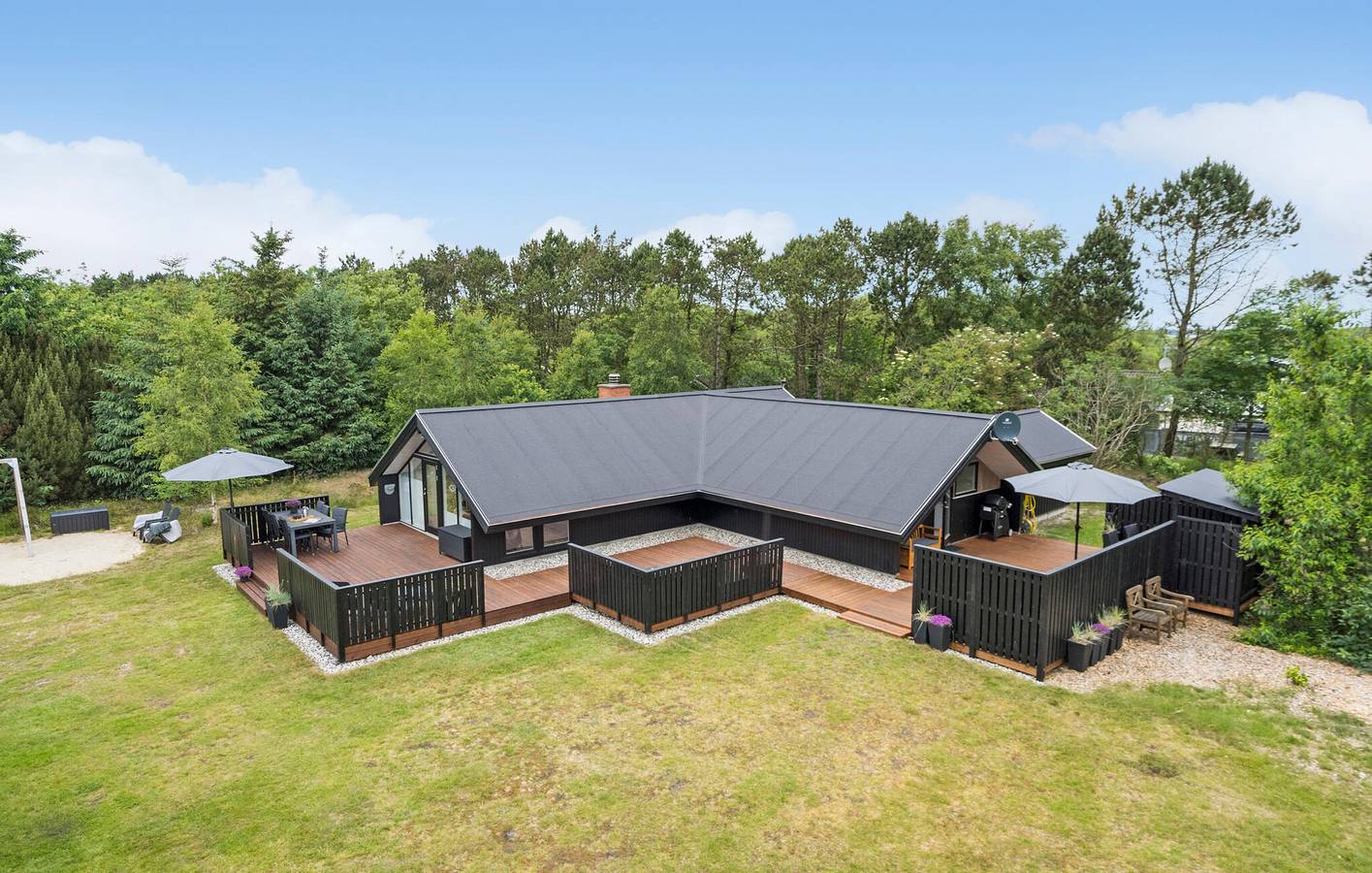 Ferienhaus für 6 Personen mit Terrasse in Lodbjerg Hede, Ringkøbing