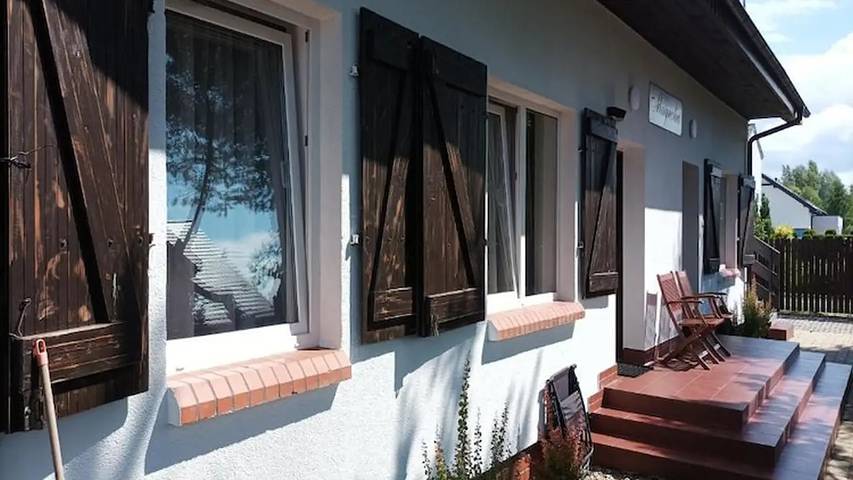 Apartament wakacyjny dla 5 osób, z ogród w Gardno