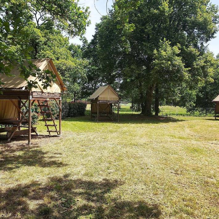 Camping pour 2 personnes, avec Terrasse et Jardin