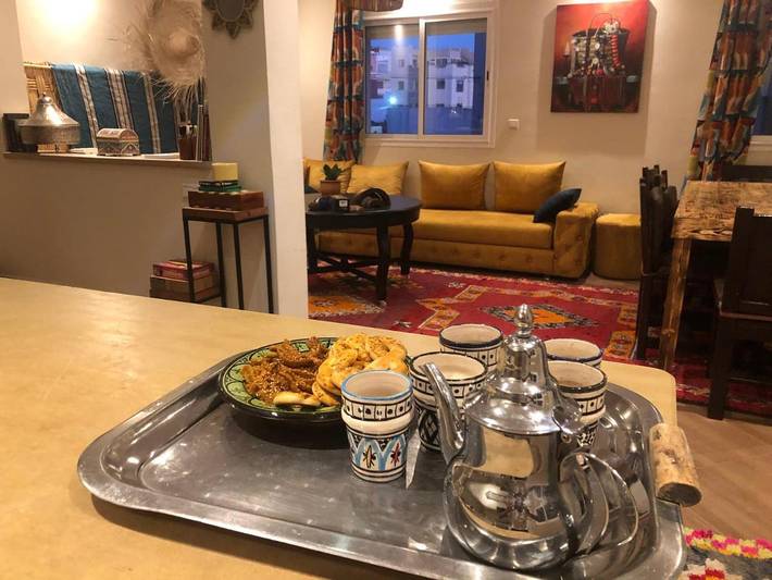 Appartement de vacances pour 3 personnes, avec terrasse et jacuzzi