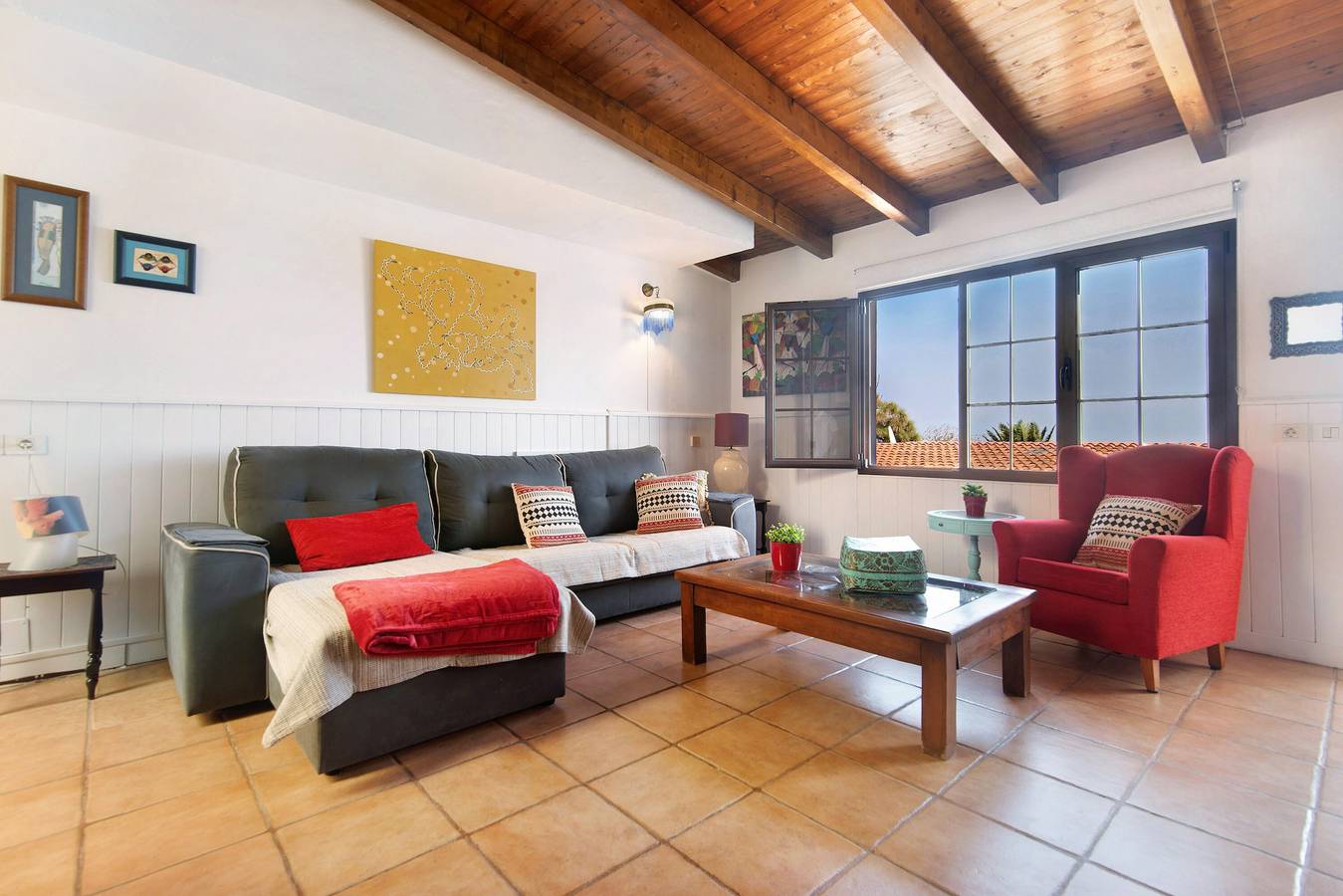 Casa de vacaciones 'Villa Floti Con Vistas Al Mar' con vistas al mar, Wi-Fi y aire acondicionado in Gran Canaria Este